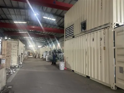 Контейнерна машина за люспи за приготвяне на сняг